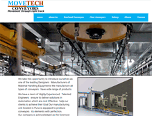 Tablet Screenshot of movetechconveyors.com